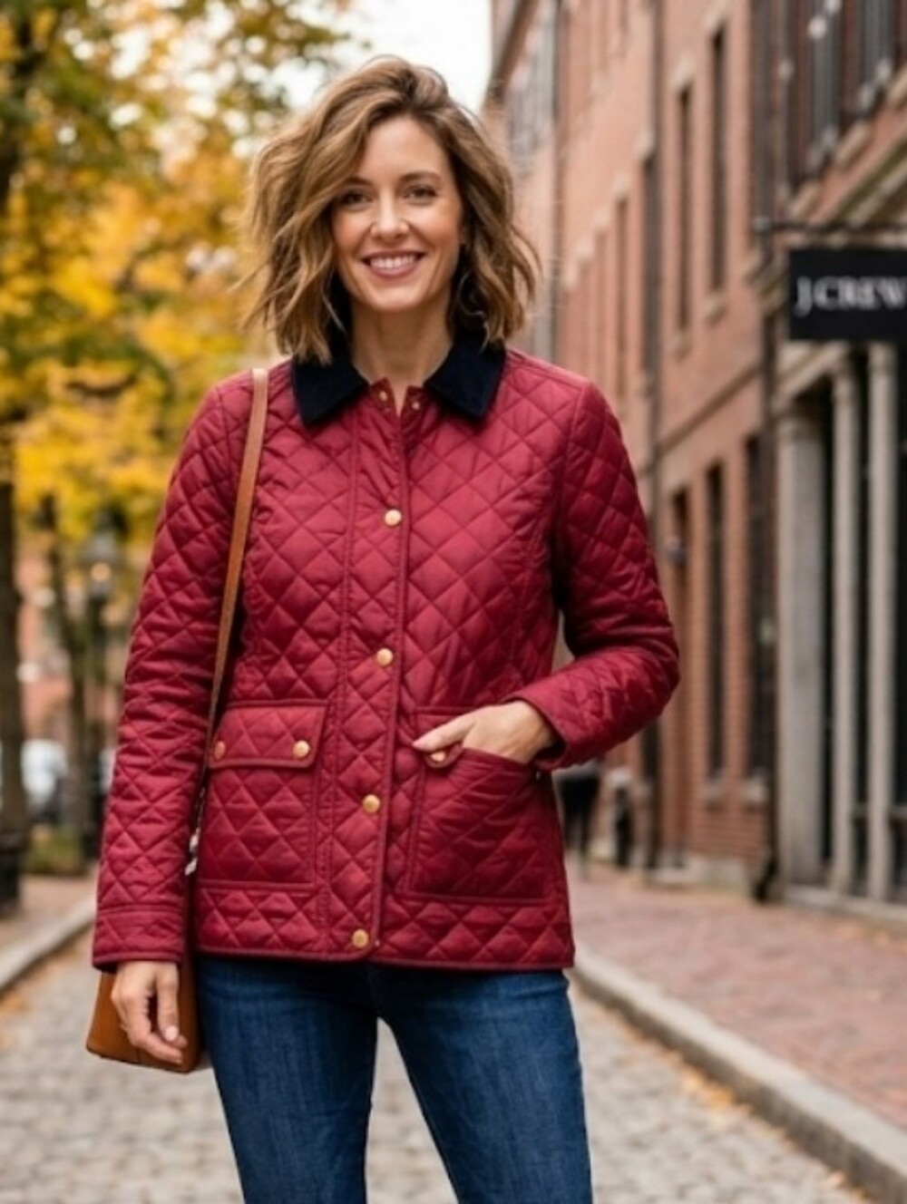 J Crew Quilted Tack Jacket Sz.M